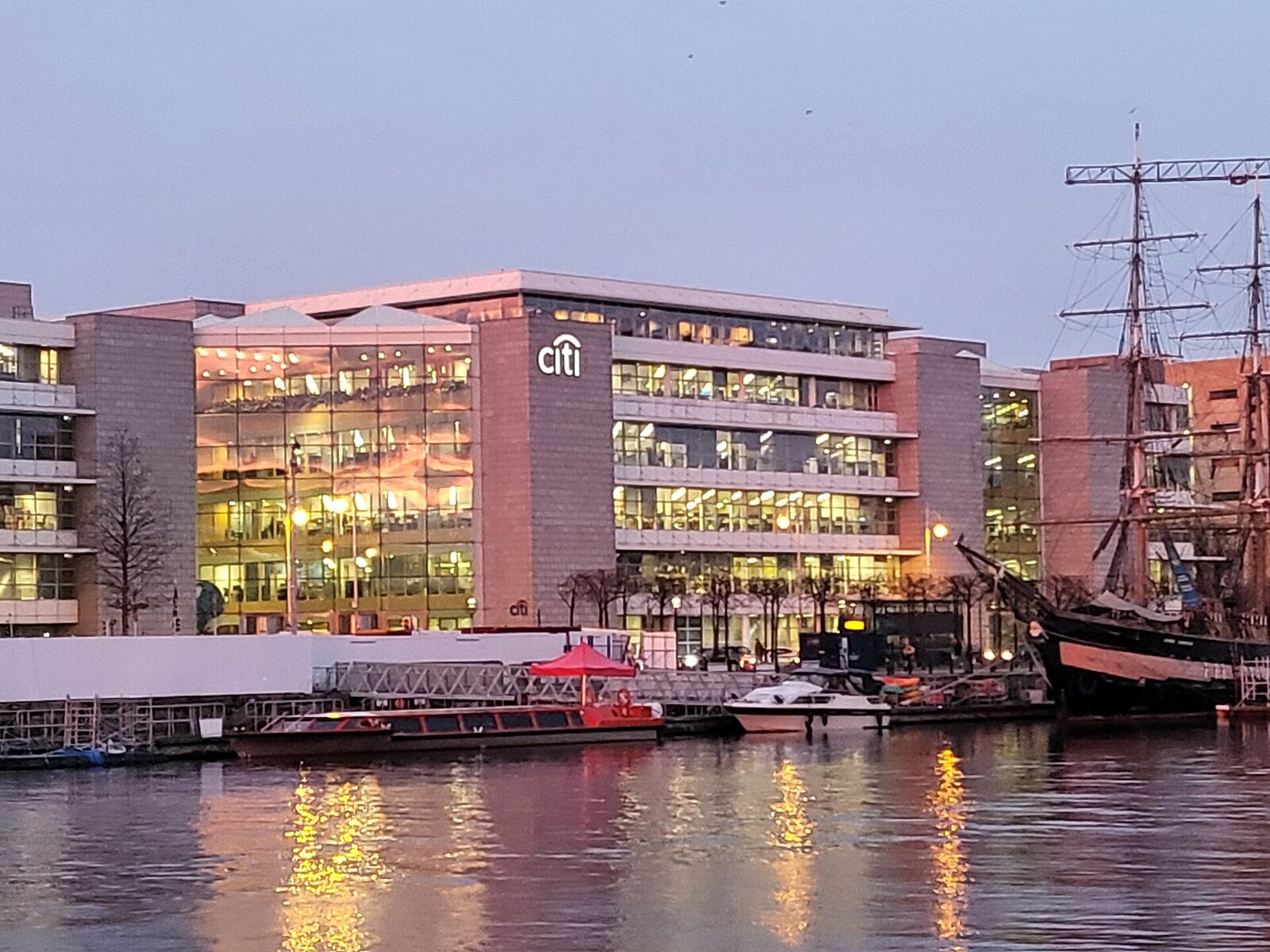 Citi Europe headquarters on North Wall Quay, Dublin